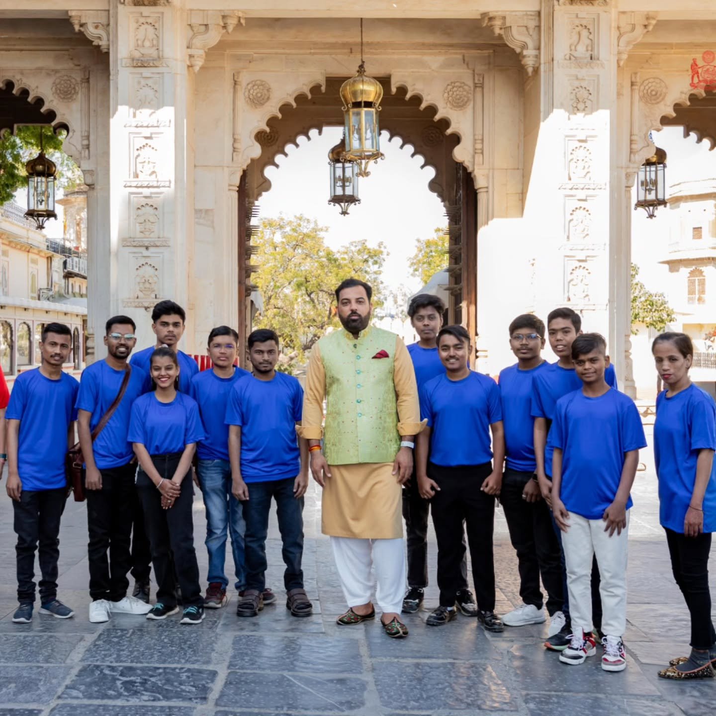 Sarthi Family with Jaipur King